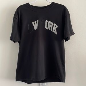 I Cant Decide Yet New York Work T Shirt Black